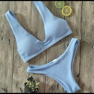 Bells Bikinis Baby Blue Set